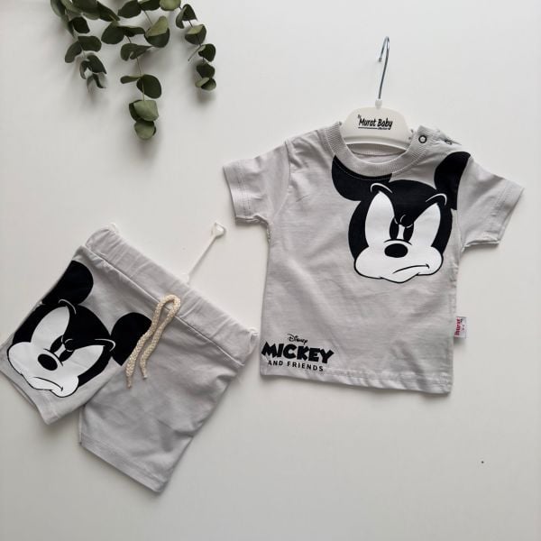 MİCKEY BASKILI  ŞORTLU TAKIM
