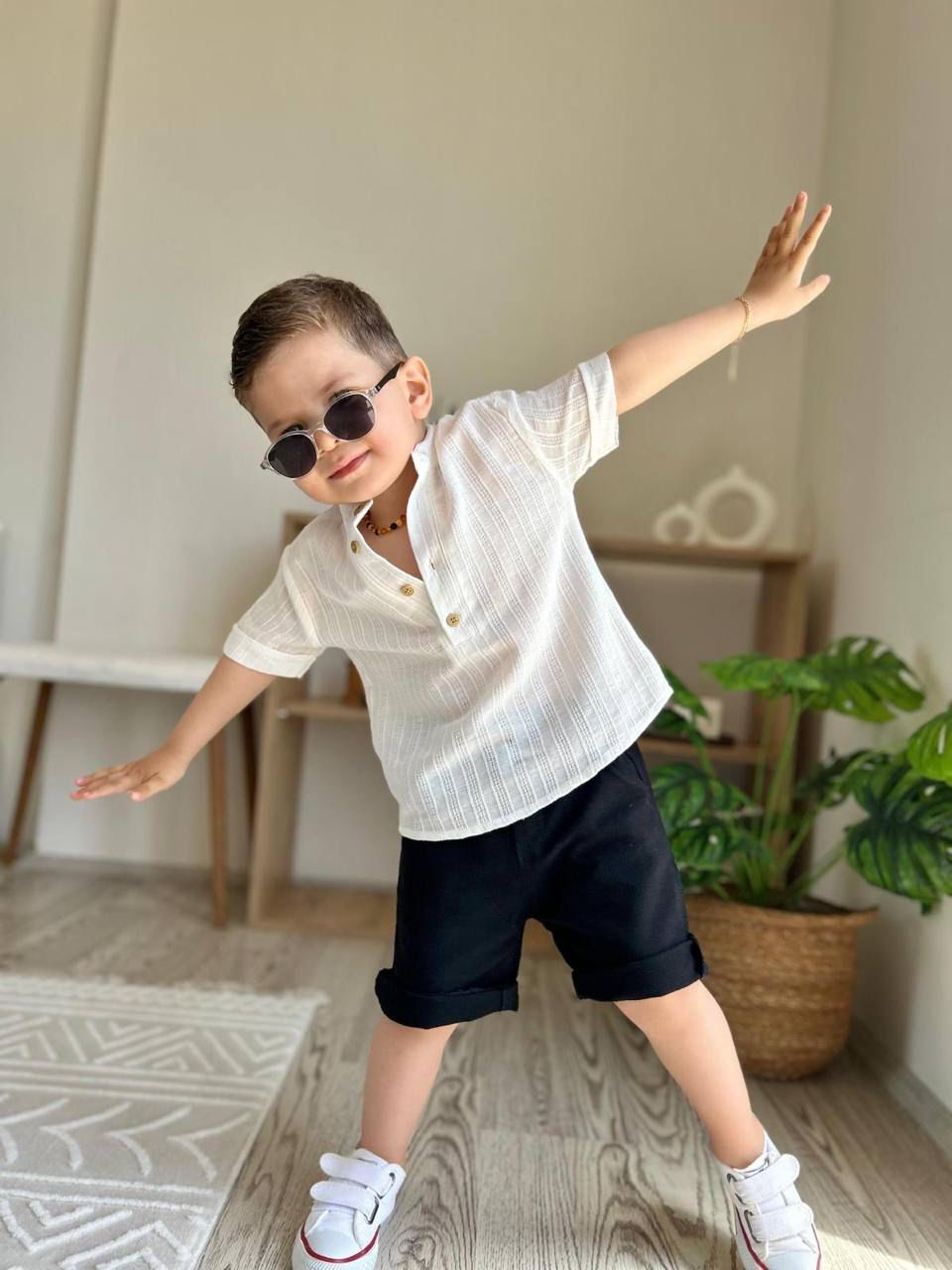 HAKİM YAKA PAMUKLU TAKIM