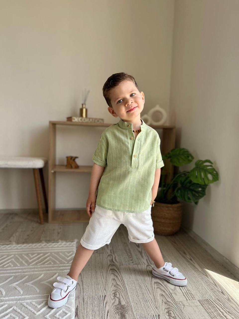 HAKİM YAKA PAMUKLU TAKIM